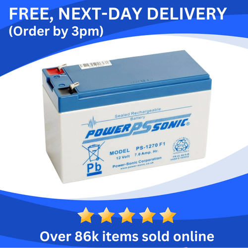 Powersonic 12v 7ah - 7ah, agm