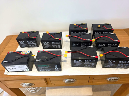 One 12v 12ah - 12ah, lead