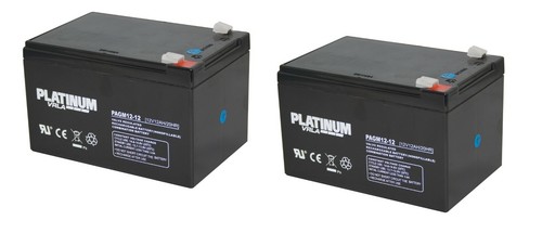 Pair platinum 12v - pair, 12ah